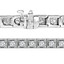 4 1/5 CTW Round Diamond Milgrained Tennis Bracelet in 14K White Gold (MD210023)