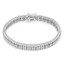 2 9/10 CTW Round Diamond Three-row Tennis Bracelet in 14K White Gold (MD210029)