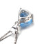 Blue Topaz Silver Pendant | 50% Off | Majesty Diamonds