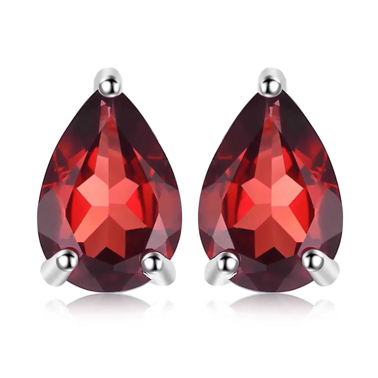Pear Shaped Garnet Earrings | Majesty Diamonds
