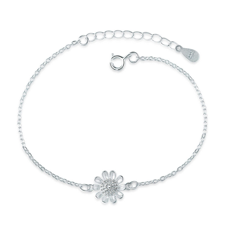 Flower Link Bracelet | 50% Off Today | Majesty Diamonds