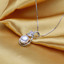 Round White Freshwater Pearl Leaf Nature Pendant Necklace in 0.925 White Sterling Silver With Chain (MDS210006)