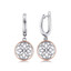 Drop/Dangle Earrings in 0.925 White Sterling Silver (MDS210098)