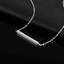 Bar Necklace in 0.925 White Sterling Silver (MDS210127)