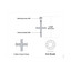 CTW Round White Cubic Zirconia Cross Symbolic Pendant Necklace in 0.925 White Sterling Silver With Chain (MDS210128)