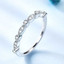 CTW Round White Cubic Zirconia Semi-Eternity Ring in 0.925 White Sterling Silver (MDS210223)