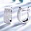 CTW Round White Cubic Zirconia Drop/Dangle Earrings in 0.925 White Sterling Silver (MDS210250)