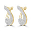 1/2 CTW Round Diamond Drop/Dangle Earrings in 14K Yellow Gold (MDR210063)