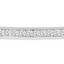 1 1/20 CTW Round Diamond Bangle Bracelet in 14K White Gold (MDR210116)