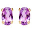 Gold Amethyst Earrings | Majesty Diamonds