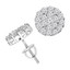 Diamond Cluster Stud Earrings | Majesty Diamonds