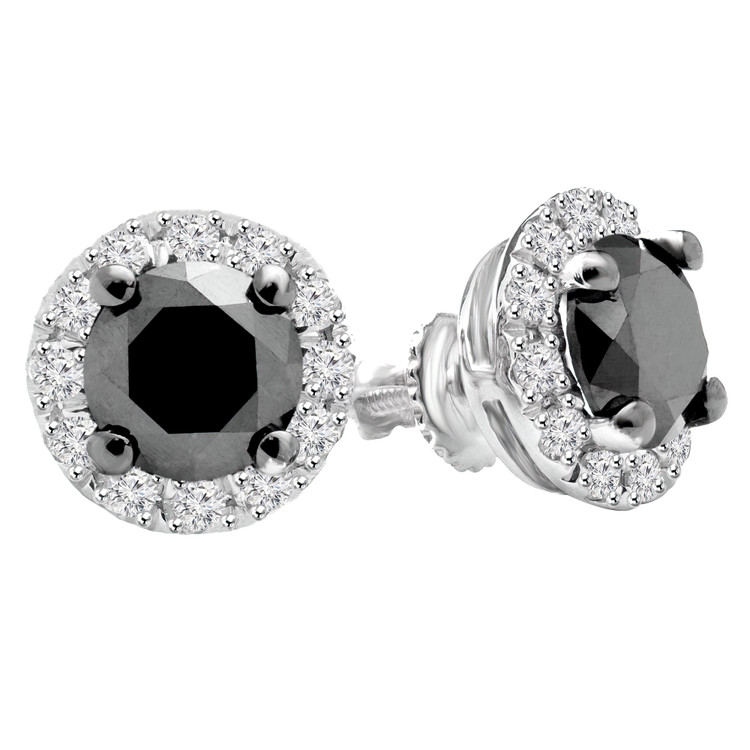 Black And White Diamond Studs | Majesty Diamonds
