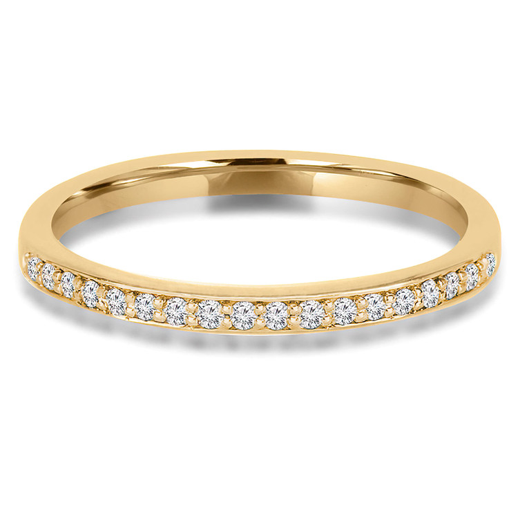 Thin Gold Diamond Ring | Majesty Diamonds