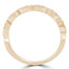 1/8 CTW Round Diamond Vintage Semi-Eternity Wedding Band Ring in 14K Yellow Gold (MD210132)
