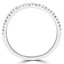1/3 CTW Round Diamond Semi-Eternity Wedding Band Ring in 14K White Gold (MD210134)