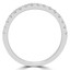 1/4 CTW Round Diamond Semi-Eternity Anniversary Wedding Band Ring in 14K White Gold (MD210155)