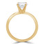 1 1/10 CT Round Diamond Solitaire Engagement Ring in 14K Yellow Gold (MD210199)