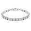 4 1/3 CTW Round Diamond Milgrained Tennis Bracelet in 14K White Gold (MD210201)