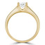 1 1/10 CT Oval Diamond Solitaire Engagement Ring in 14K Yellow Gold (MD210237)