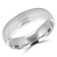 Classic Mens Wedding Band Ring in 14K White Gold (MD120662)