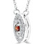 Round Diamond Halo Pendant Necklace | Majesty Diamonds