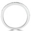 1/5 CTW Round Diamond Semi-Eternity Wedding Band Ring in 14K White Gold (MD160098)