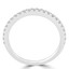 1/4 CTW Round Diamond Eternity Wedding Band Ring in 14K White Gold (MD160262)