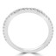 1/3 CTW Round Diamond Semi-Eternity Wedding Band Ring in 14K White Gold (MD160307)