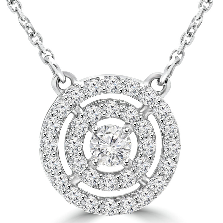 Diamond Circle Pendant  | Majesty Diamonds