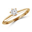 2/5 CT Round Diamond Solitaire Engagement Ring in 10K Yellow Gold (MD170199)