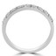 1/4 CTW Round Diamond Semi-Eternity Wedding Band Ring in 14K White Gold (MD170320)