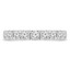 2/3 CTW Round Diamond Semi-Eternity Wedding Band Ring in 14K White Gold (MD170433)