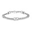 2/3 CTW Round Diamond Bar Chain Bracelet in 14K White Gold (MD180228)