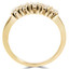 3/4 CTW Round Diamond Five-Stone Anniversary Wedding Band Ring in 14K Yellow Gold (MD180549)
