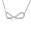 2/5 CTW Round Diamond Twisted Bar Necklace in 18K White Gold (MD190302)