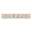 4/5 CTW Round Diamond Semi-Eternity Wedding Band Ring in 14K Yellow Gold (MD190352)