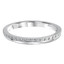 No Stone Wedding Band Ring in 14K White Gold (MD190353)