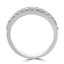 1/3 CTW Round Diamond Semi-Eternity Anniversary Wedding Band Ring in 14K White Gold (MD200332)