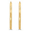 2" Tube Hoop Earrings in 10K Yellow Gold (MD200518)