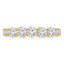 1 2/5 CTW Round Diamond Five-Stone Engagement Ring in 14K Yellow Gold with Accents (MD210281)