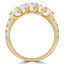 1 2/5 CTW Round Diamond Five-Stone Engagement Ring in 14K Yellow Gold with Accents (MD210281)