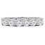 7/8 CTW Round Diamond Six-Stone Anniversary Wedding Band Ring in 14K White Gold (MD200228)