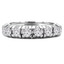 3 1/3 CTW Round Diamond Full-Eternity Anniversary Wedding Band Ring in 18K White Gold *Non-Sizeable* (MD210319)