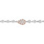 5 1/6 CTW Round Diamond White & Rose Gold Diamonds By the Yard Necklace in 18K Two-tone Gold (MD210321)