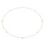 9/10 CTW Round Diamond White and Yellow Diamonds By the Yard Necklace in 14K Two-Tone Gold (MDR210021)