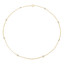 1 CTW Round Diamond Bezel Set Diamonds By the Yard Necklace in 14K Yellow Gold (MDR210024)