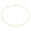 1/3 CTW Round Diamond Bezel Set Diamonds By the Yard Necklace in 14K Yellow Gold (MDR210033)