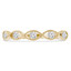 1/5 CTW Round Diamond Vintage Twisted Semi-Eternity Anniversary Wedding Band Ring in 14K Yellow Gold (MDR210135)
