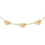 Heart Chain Bracelet in 14K Yellow Gold (MDR210175)