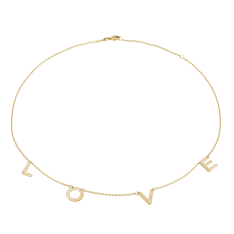 LOVE Necklace in 14K Yellow Gold (MDR210186)
